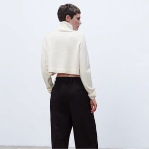 ZARA NWOT | Cropped Knit Turtleneck